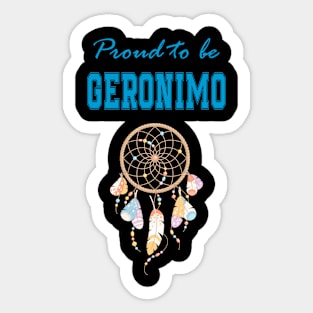 Native American Geronimo Dreamcatcher 50 Sticker